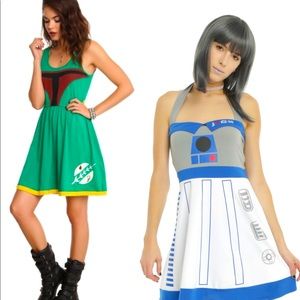 Star Wars R2D2 and Boba Fett Her Universe Dresses